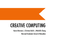 Portada del libro "Creative Computing"